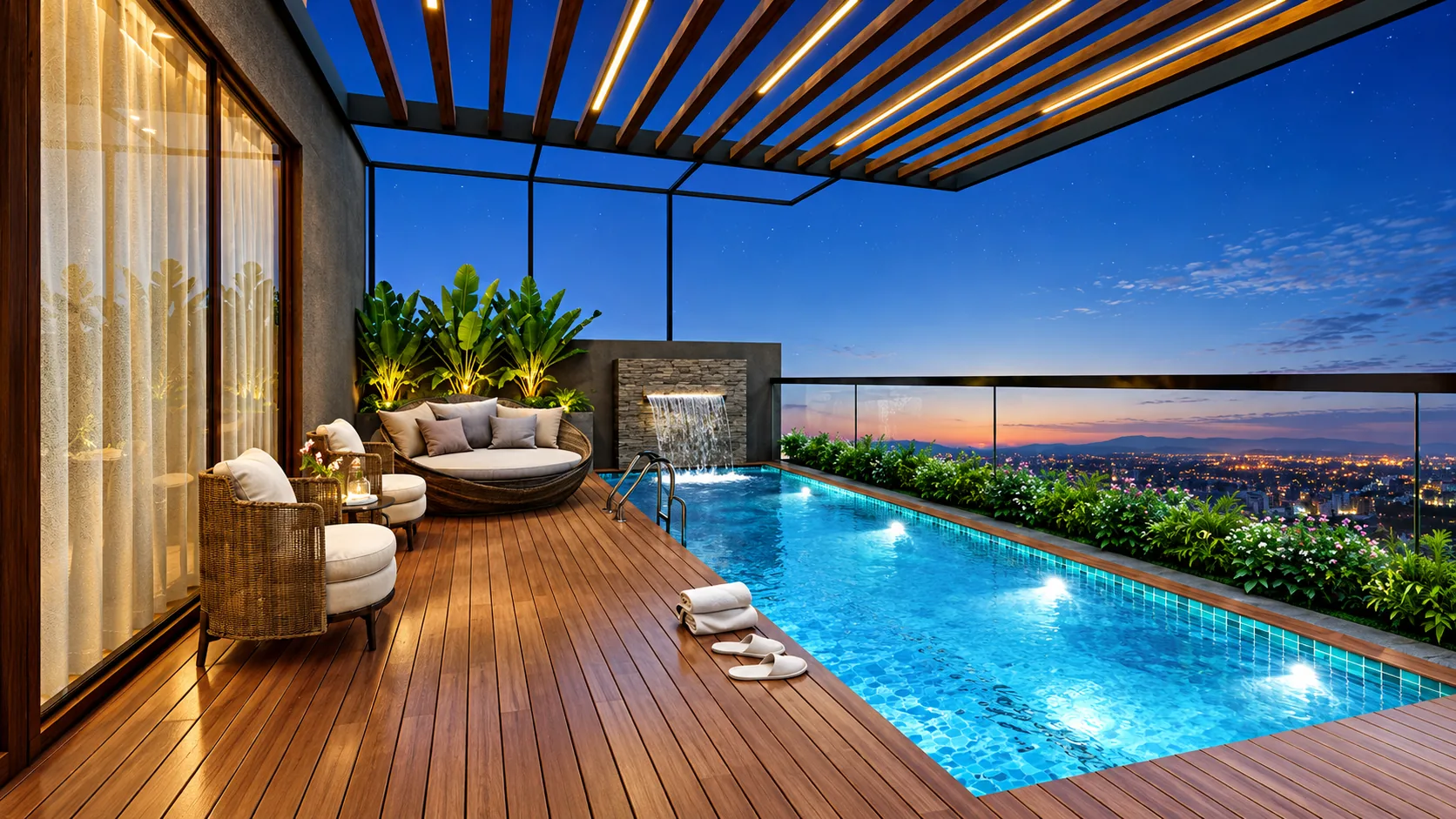 Your Own Top Floor Swimming Pool - Ace Villas